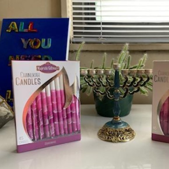 Chanukah Candles Handmade - Picture 1 of 3